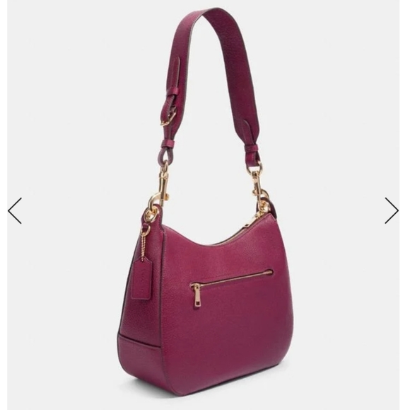 COACH JES HOBO WITH VARSITY STRIPE - Picture 3 of 4